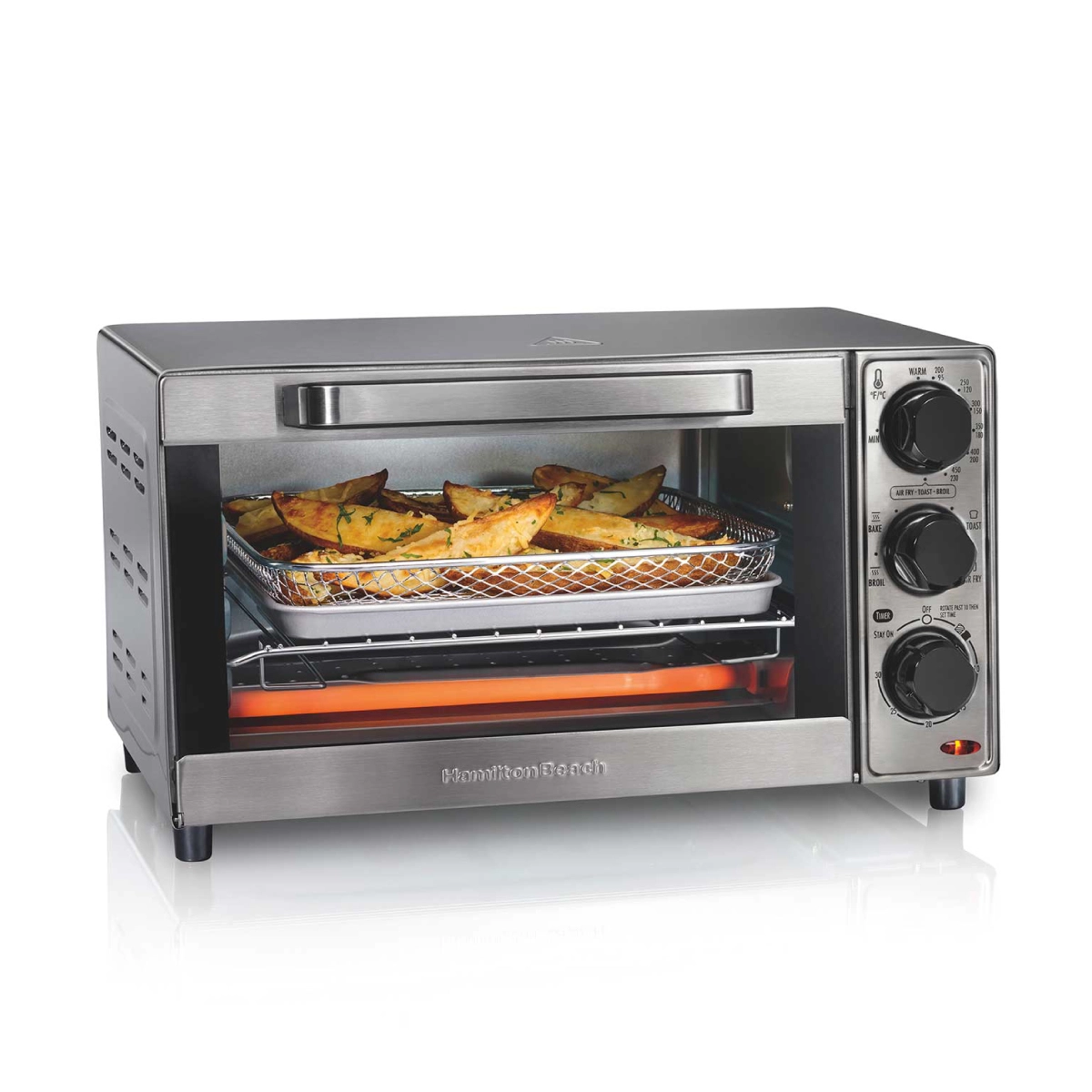 Honor Tostador Hamilton Beach/ Air Fryer/ 4 Rebanadas/ Gris