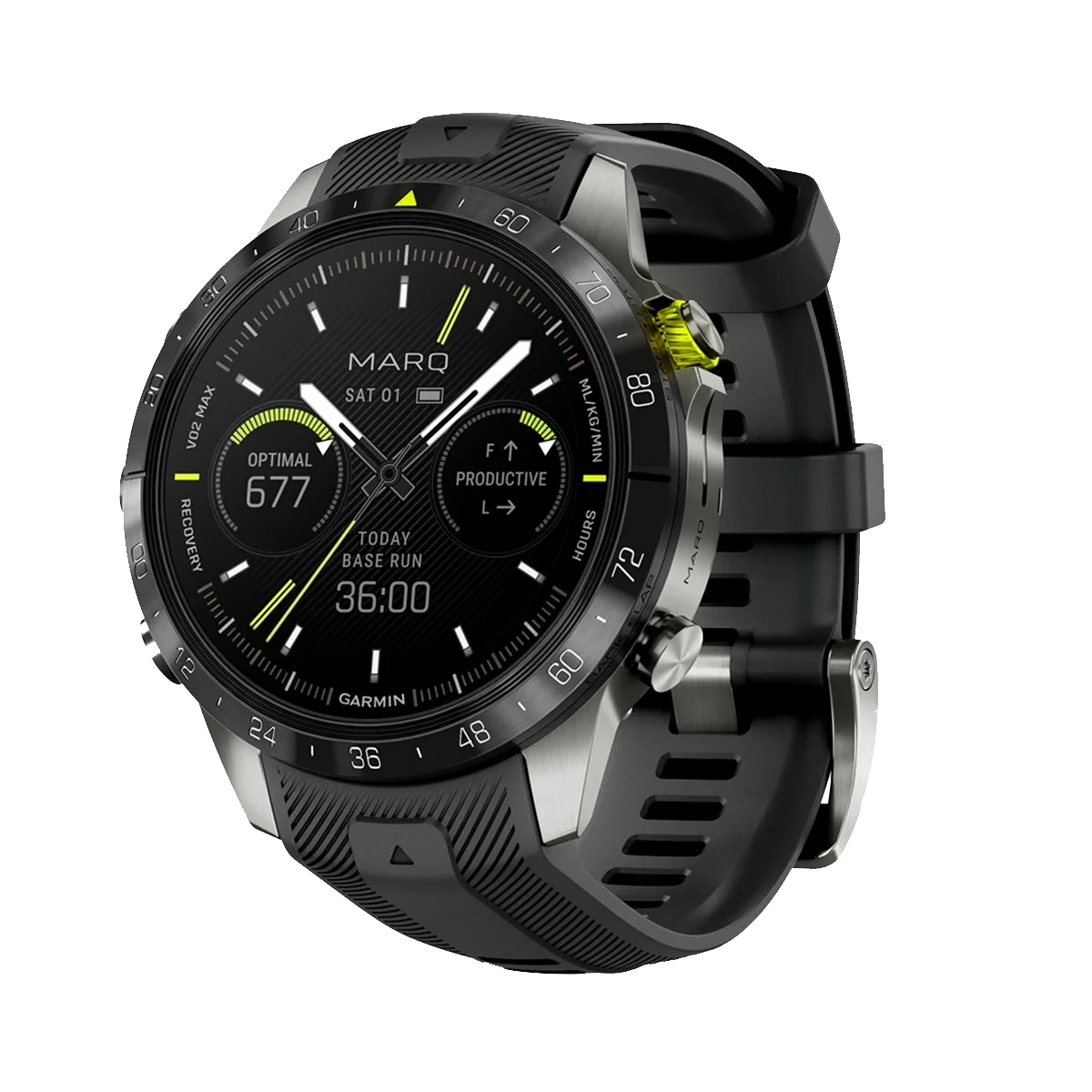 Smartwatch Garmin Marq Athlete/ 2da Generación/ 46mm/ Negro