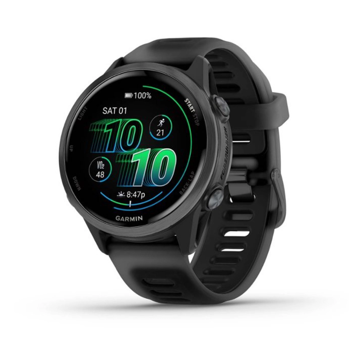 Smartwatch Garmin Forerunner 570/ 42 mm/ Gris y Negro