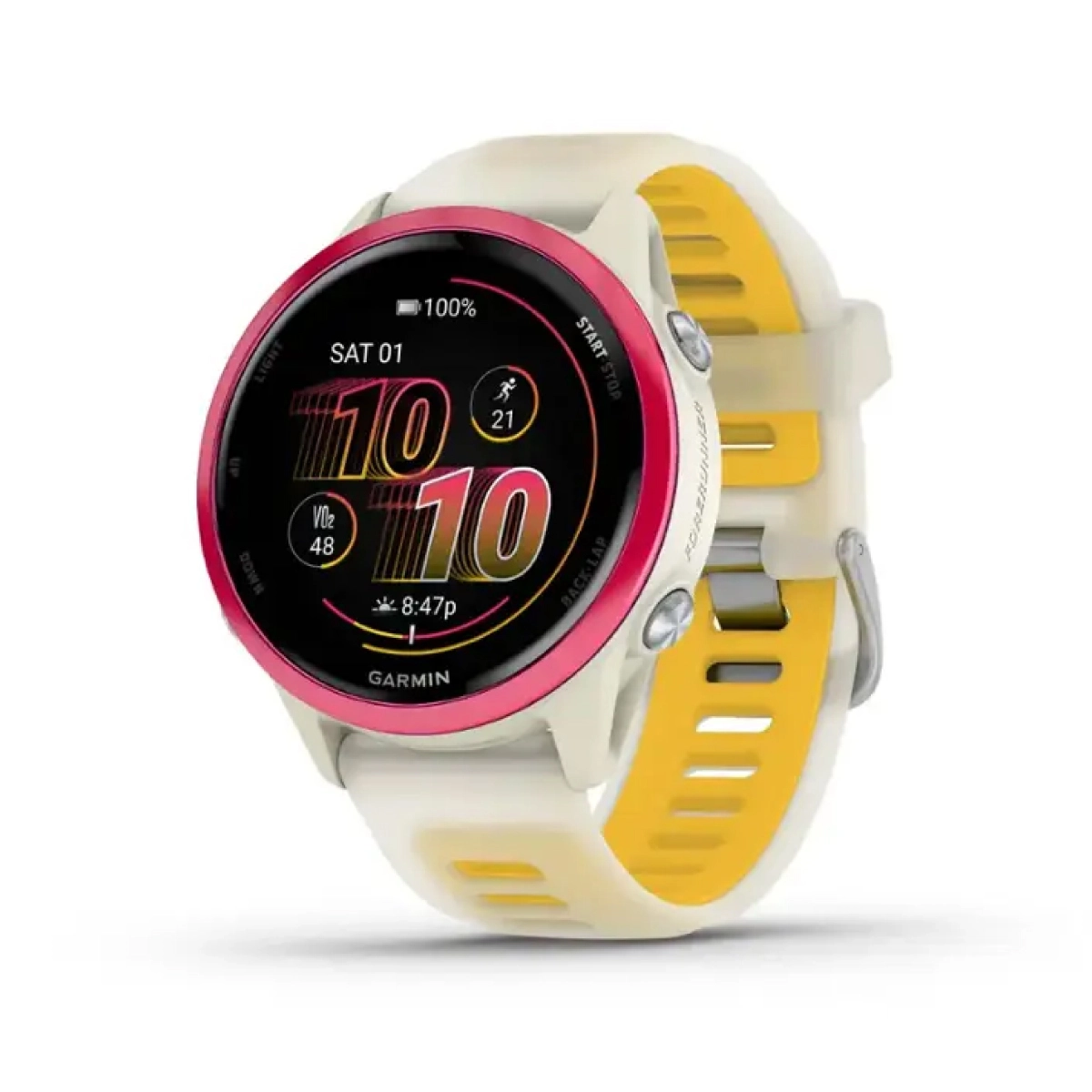 Smartwatch Garmin Forerunner 570/ 42 mm/ Amarillo y Frambuesa