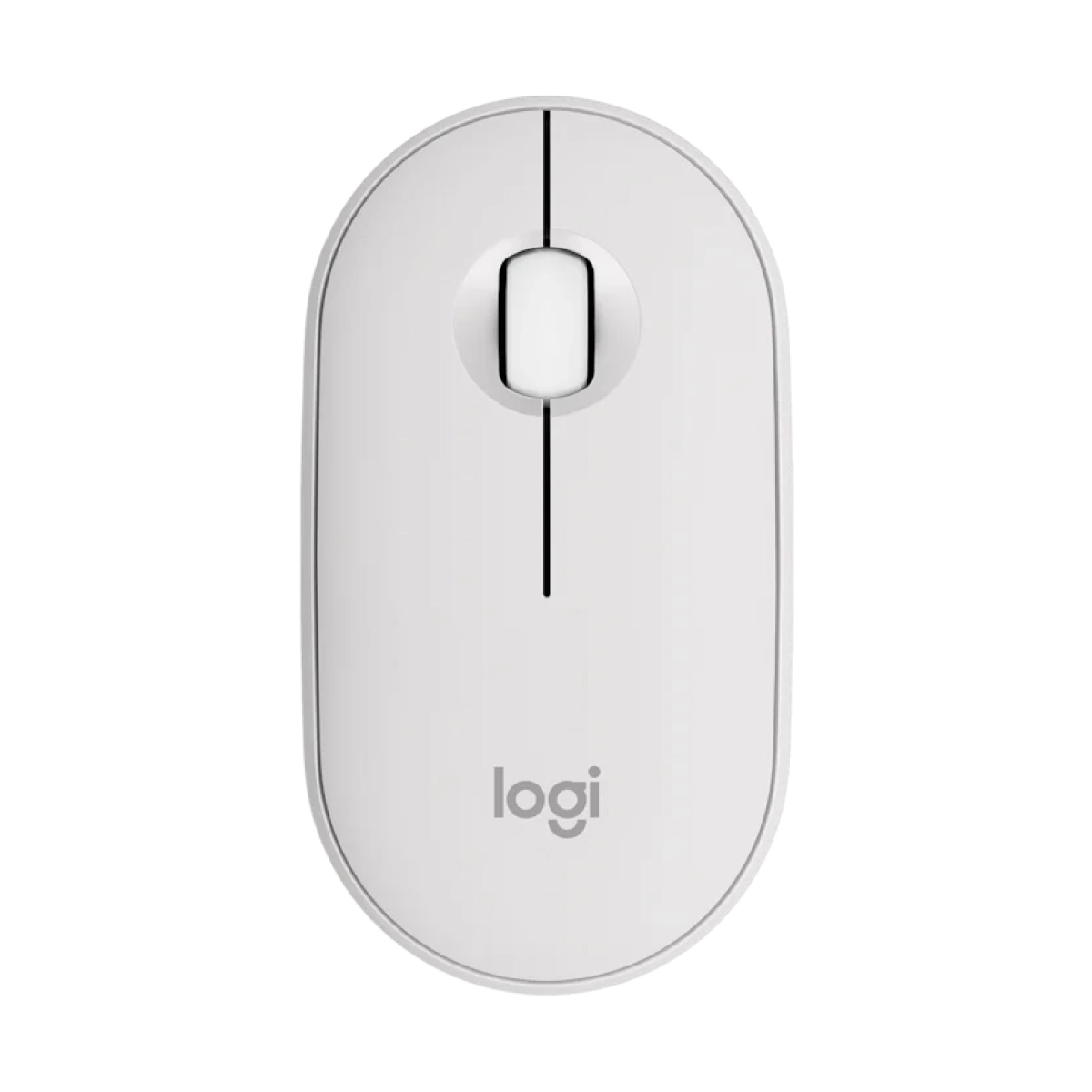 Mouse Logitech/ M350/ Pebble Mouse 2/ Inalámbrico/ Off-White