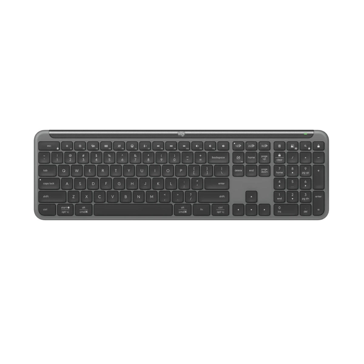 Teclado Logitech/ Signature Slim/ Inalámbrico/ Negro