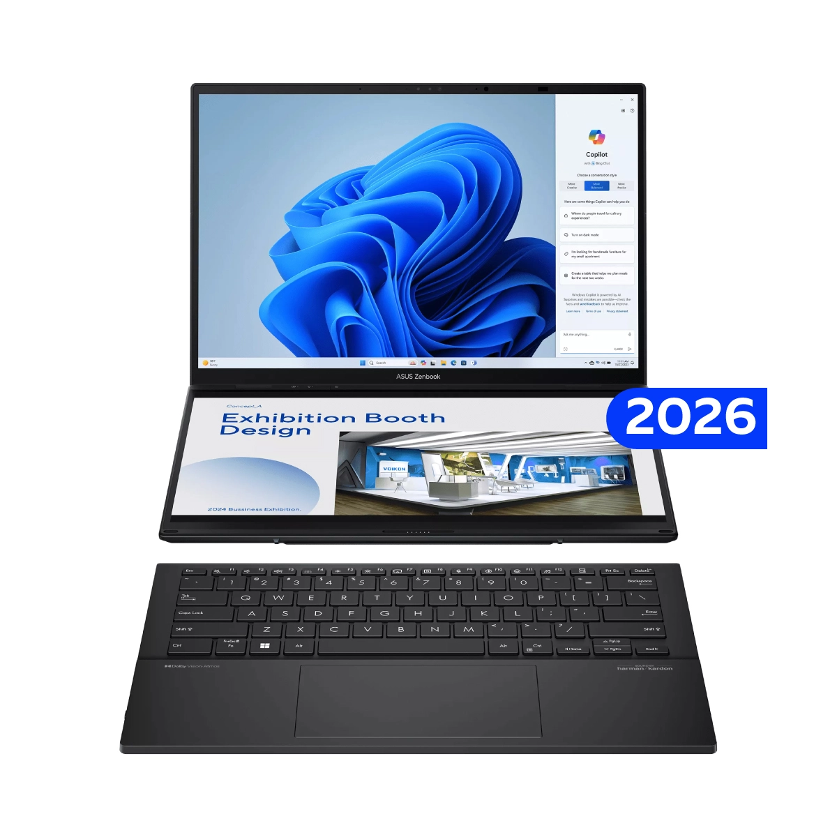 Laptop ASUS Zenbook Duo 14"/ Intel Core Ultra 9-285H/ 32GB RAM/ 1TB SSD