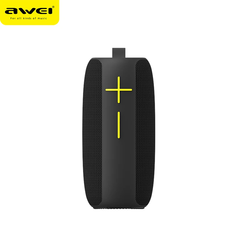 Parlante Portátil Awei/ Y370/ Bluetooth/ Resistente al Agua/ Negro