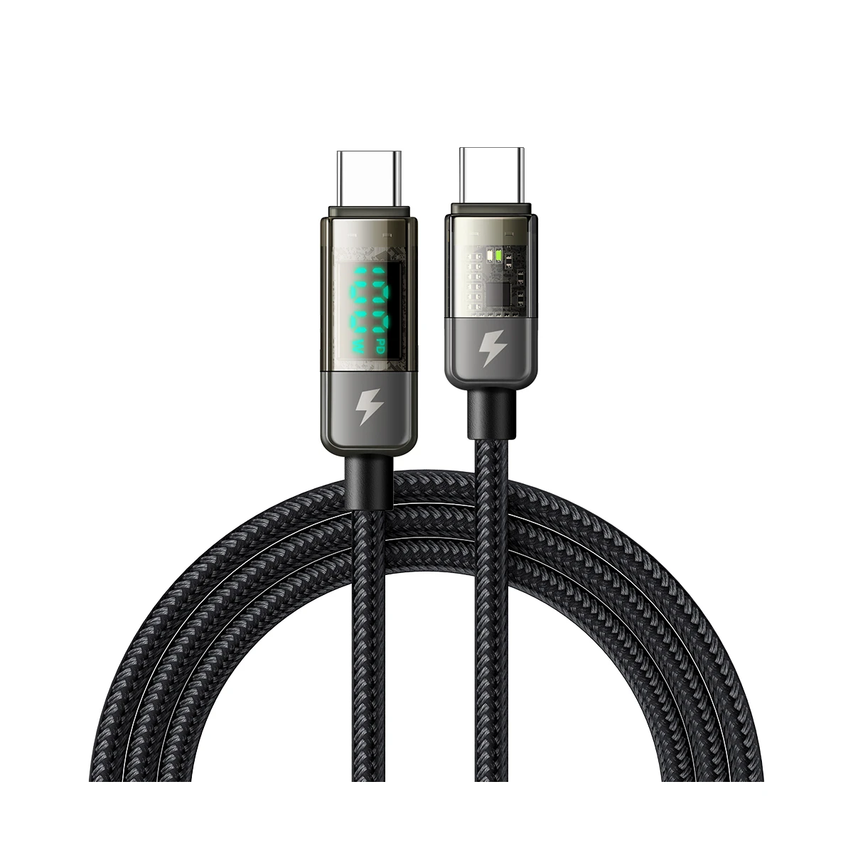 Cable Mcdodo/ USB-C/ Con Pantalla/ 1.8m/ Negro