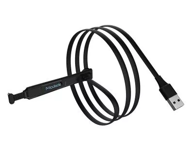 Cable Mcdodo/ USB-C/ 2m/ Negro
