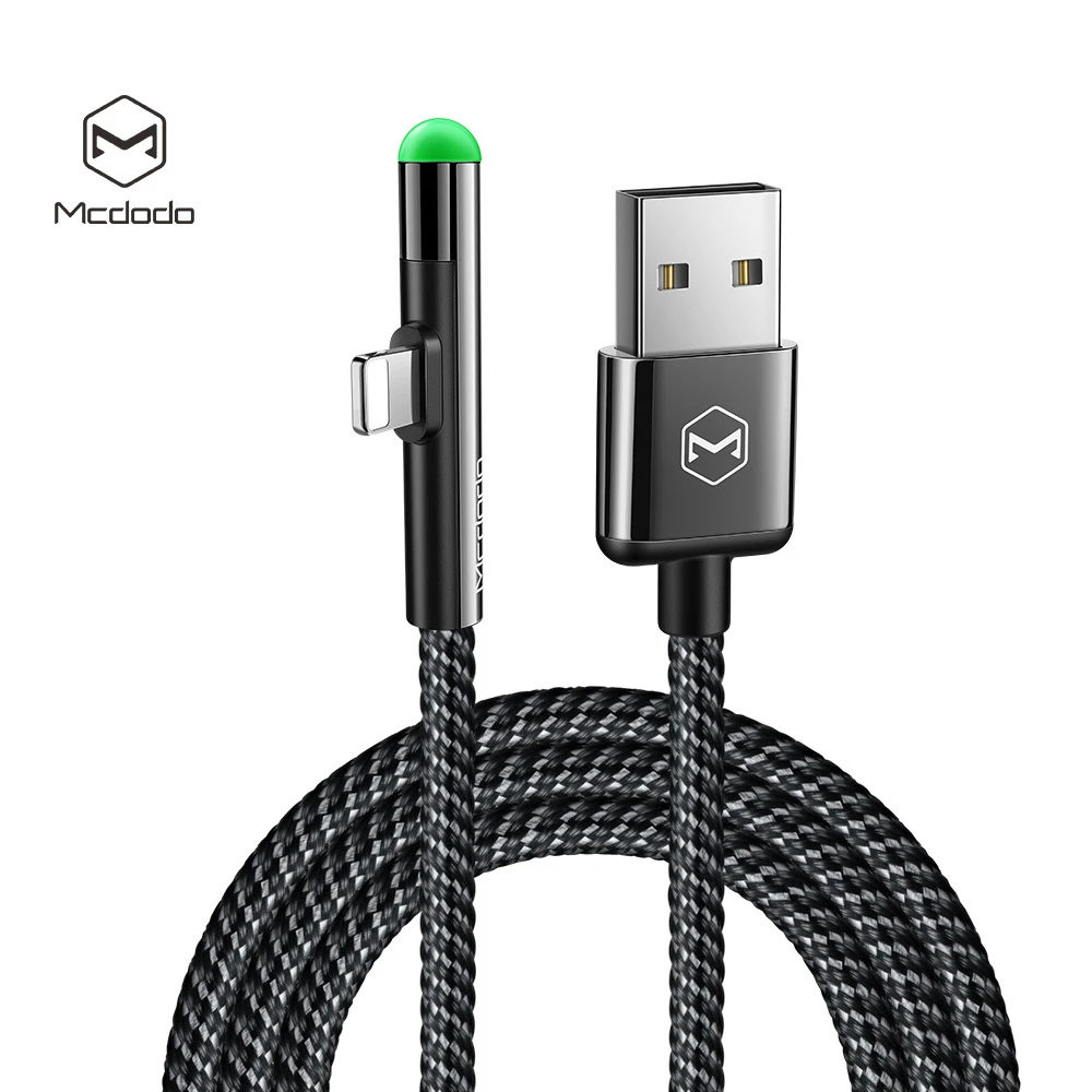 Cable Mcdodo/ USB-A a Lightning/ 1.8m/ Gaming/ Negro