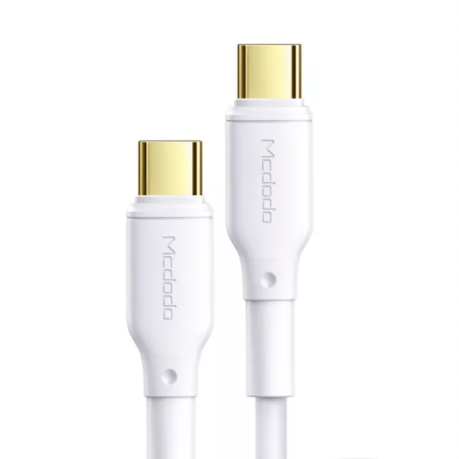 Cable Mcdodo/ USB-C/ 1.2m/ Blanco
