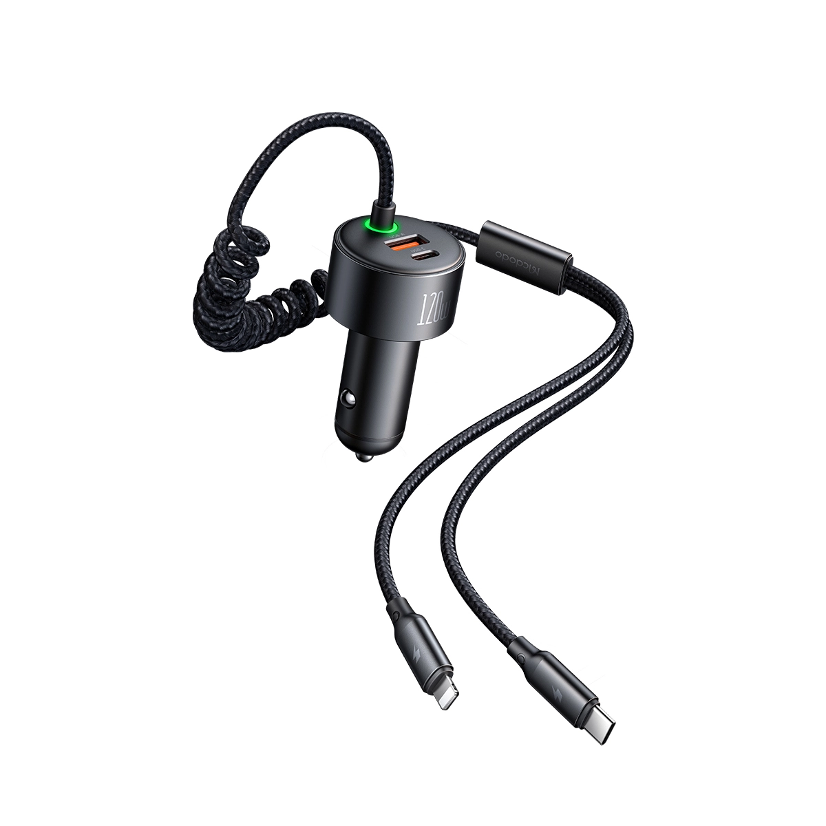 Cargador para Carro Mcdodo/ Multipuerto/ 120W/ Negro