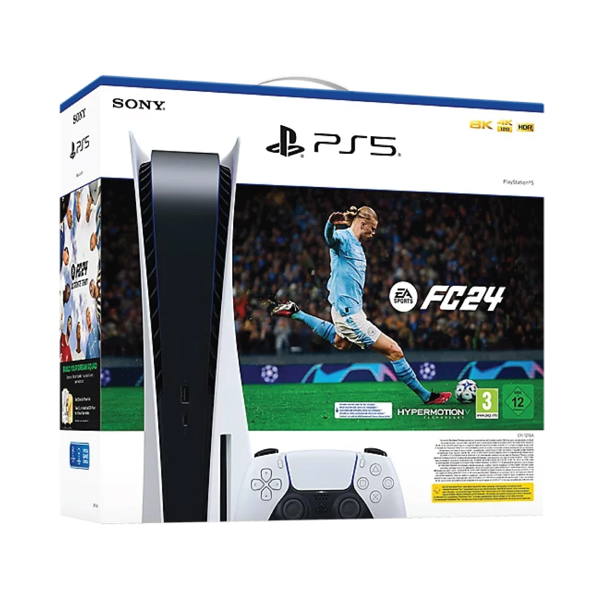 Consola PlayStation 5/ 825GB/ Bundle EA SPORTS FC™ 24/ Blanca