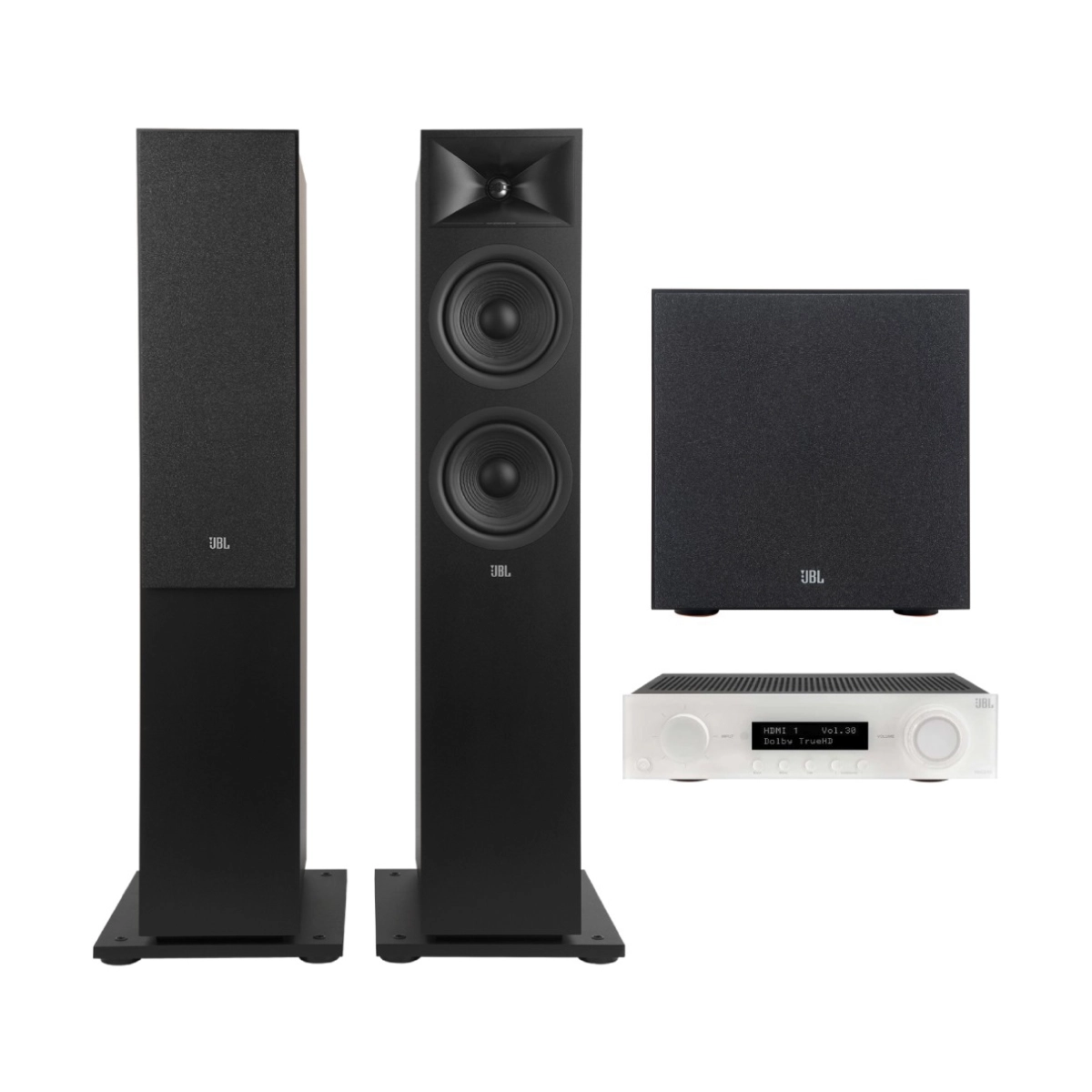 Combo JBL AVR/ 310WHT/ 2.1 BLK (260)/ Negro