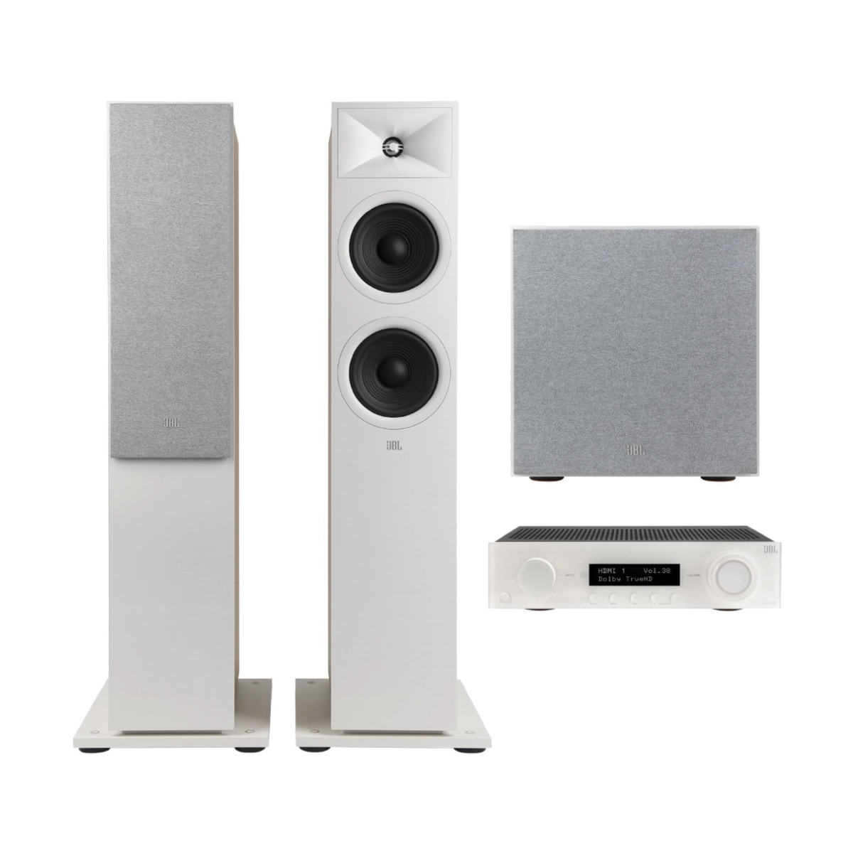 Combo JBL AVR/ 310WHT/ 2.1 WHT (260)/ Blanco
