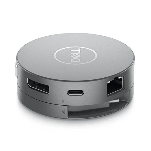 Adaptador Portatíl Dell/ 7 en 1/ Gris
