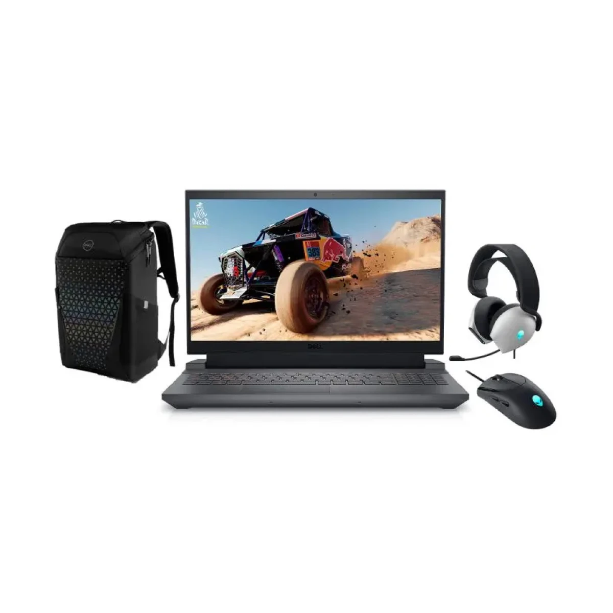Laptop Dell G5 15"/ AMD Ryzen 5-7640HS/ 8GB RAM/ 512GB SSD/ Mochila + Audífonos+ Mouse