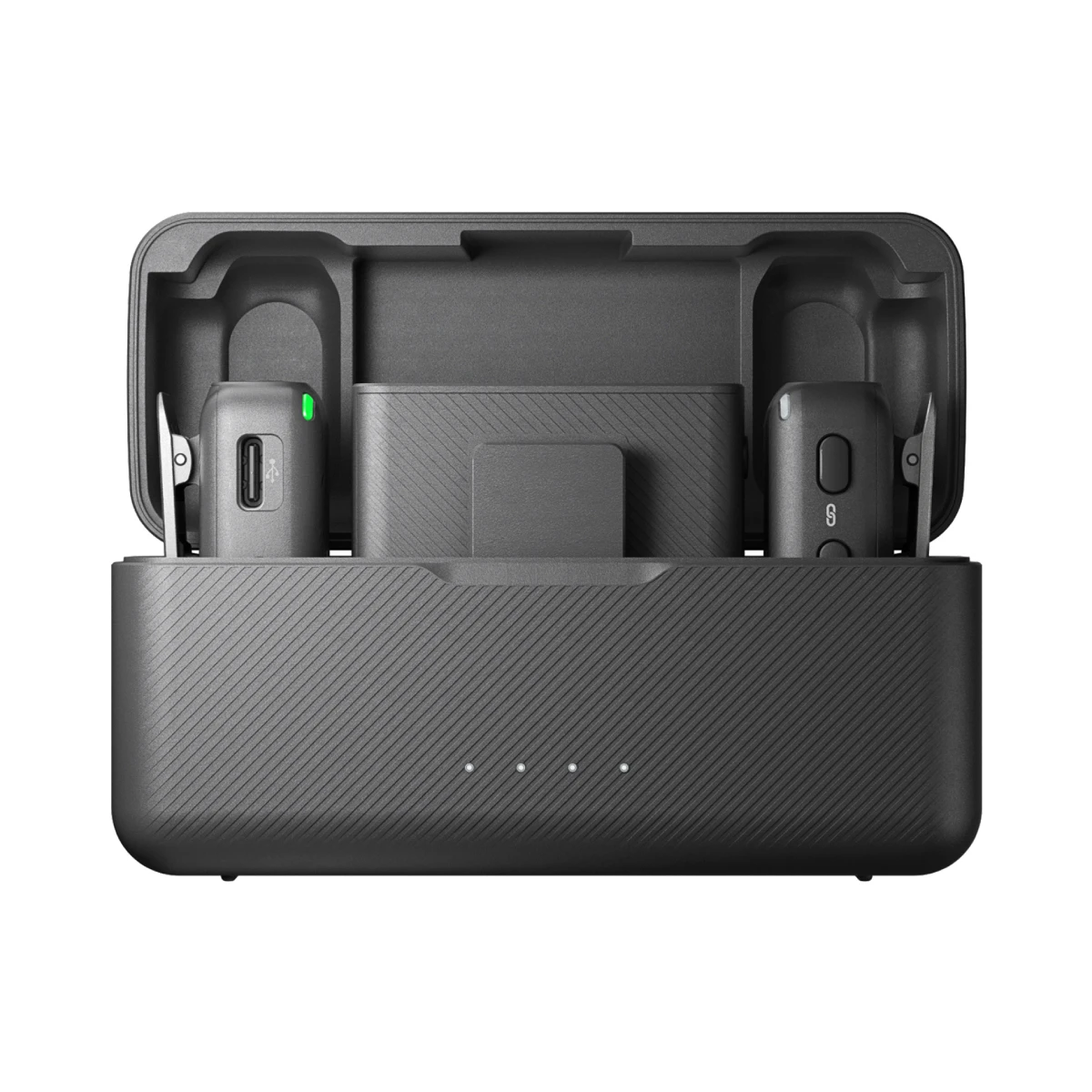 Micrófono DJI/ Inalámbrico/ 2 TX + 1 RX + Charging Case/ Negro