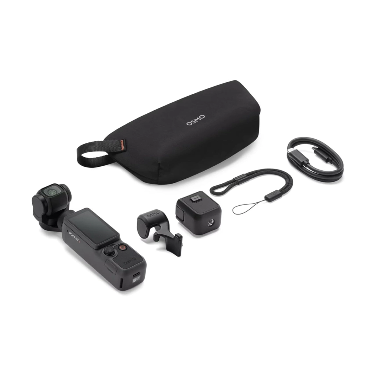 Cámara DJI/ Osmo Pocket 4/ Combo/ Negra