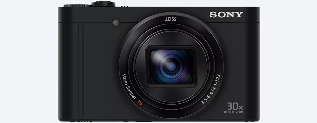 Cámara Compacta Sony WX500 18.2MP con Zoom Óptico de 30x Negro