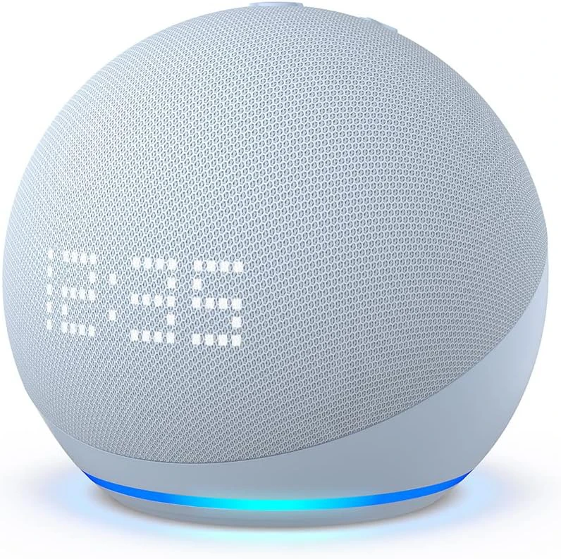 Parlante Inteligente Amazon/ Eco Dot/ Con Reloj/ 5ta Generación/ Azul