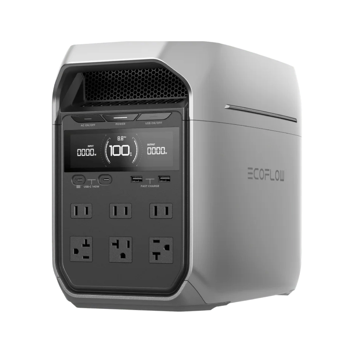 Estación de Energía Portátil EcoFlow/ Delta 3 Plus/ 1,800 Watts