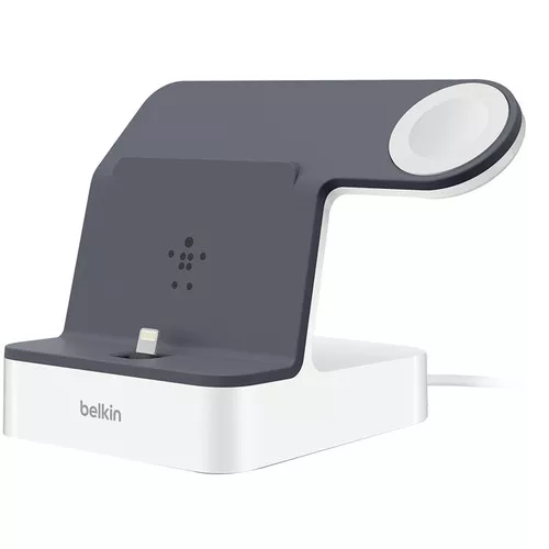 Cargador Inalámbrico Belkin para iPhone y Applewatch Blanco/ F8J237TTWHT