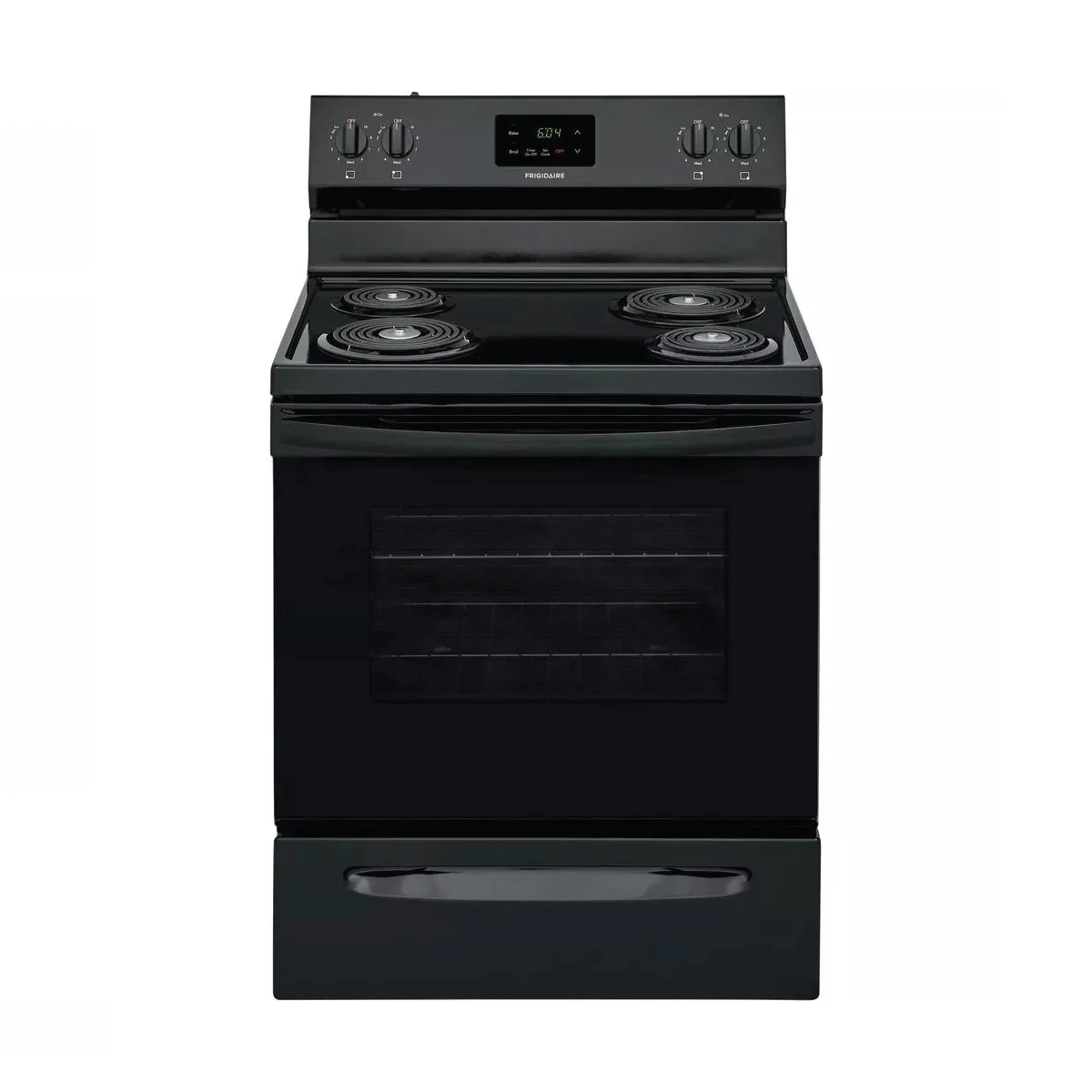 Estufa Eléctrica Frigidaire/ 30"/ de Espiral/ Negra