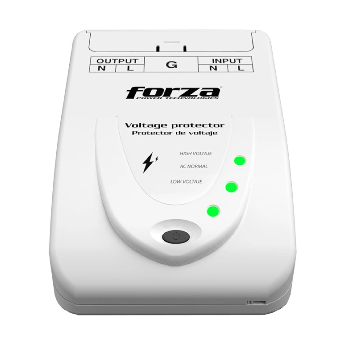 Protector de Voltaje Forza Zion/ Blanco/ 6600W