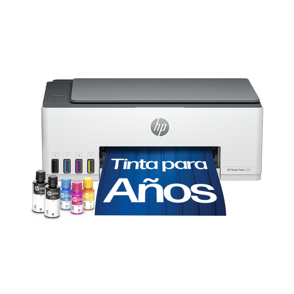Impresora Multifuncional HP/ Smart Tank 520/ Blanca