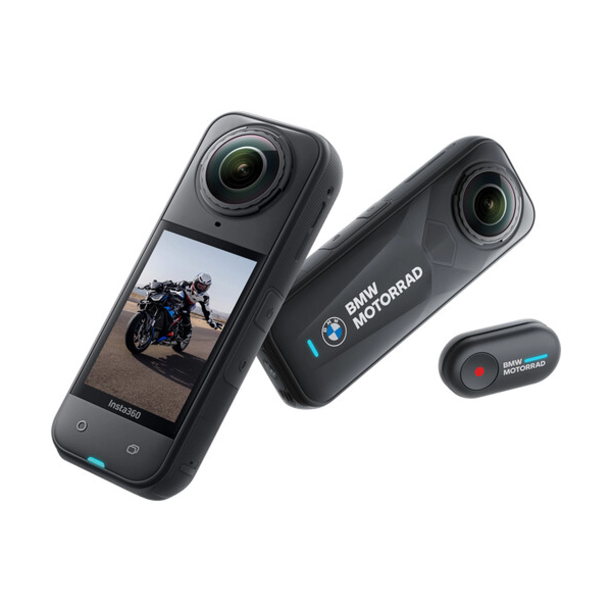 Cámara de Acción Insta360 X5/ 360°/ 8K/ BMW Motorrad Edition/ Negra