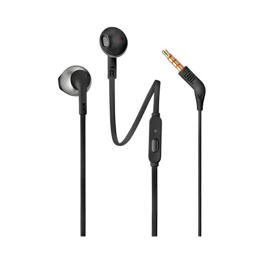 Audífonos JBL/ Tune 205/ Alámbrico/ Negro