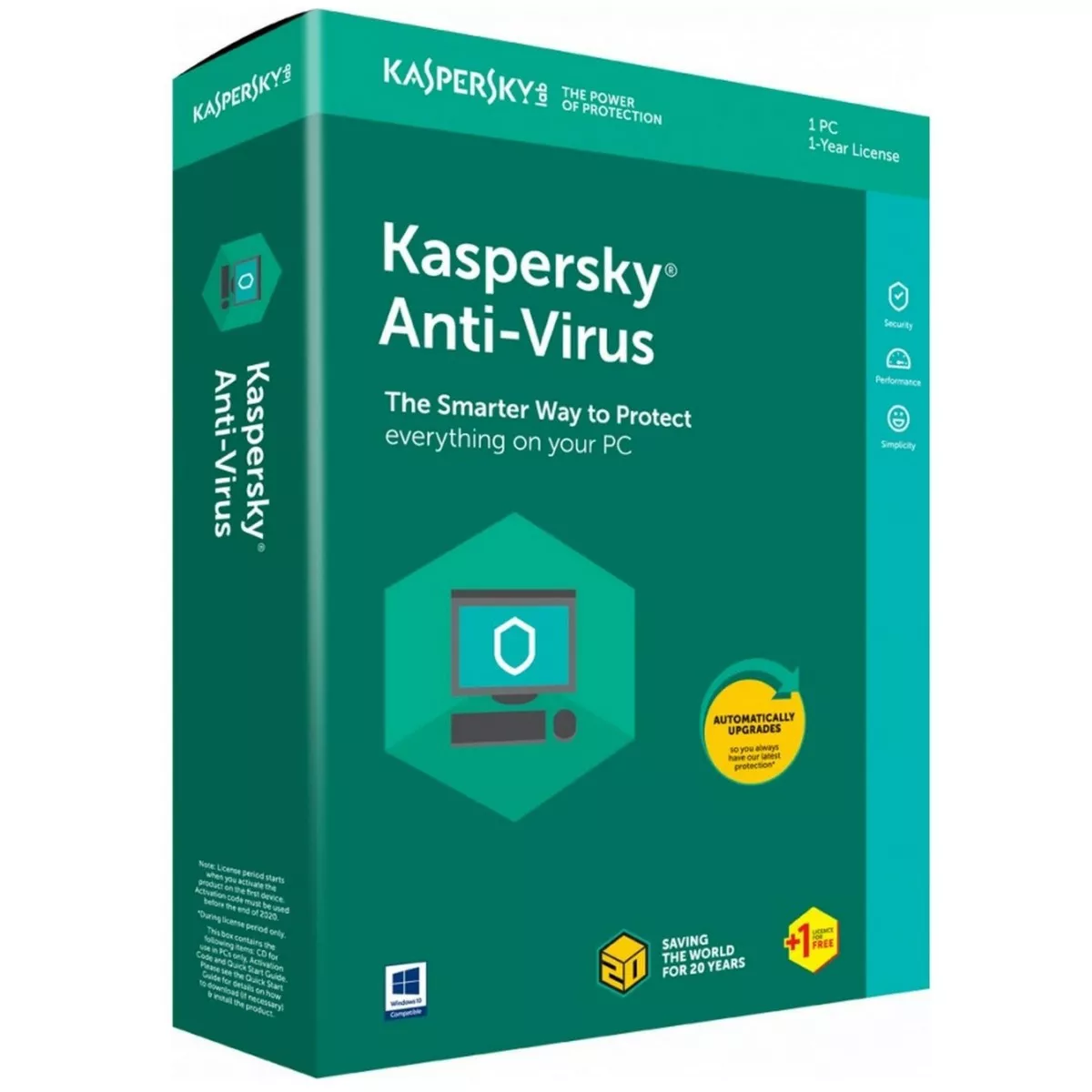 Kaspersky Antivirus para 1 Usuario 1 Año