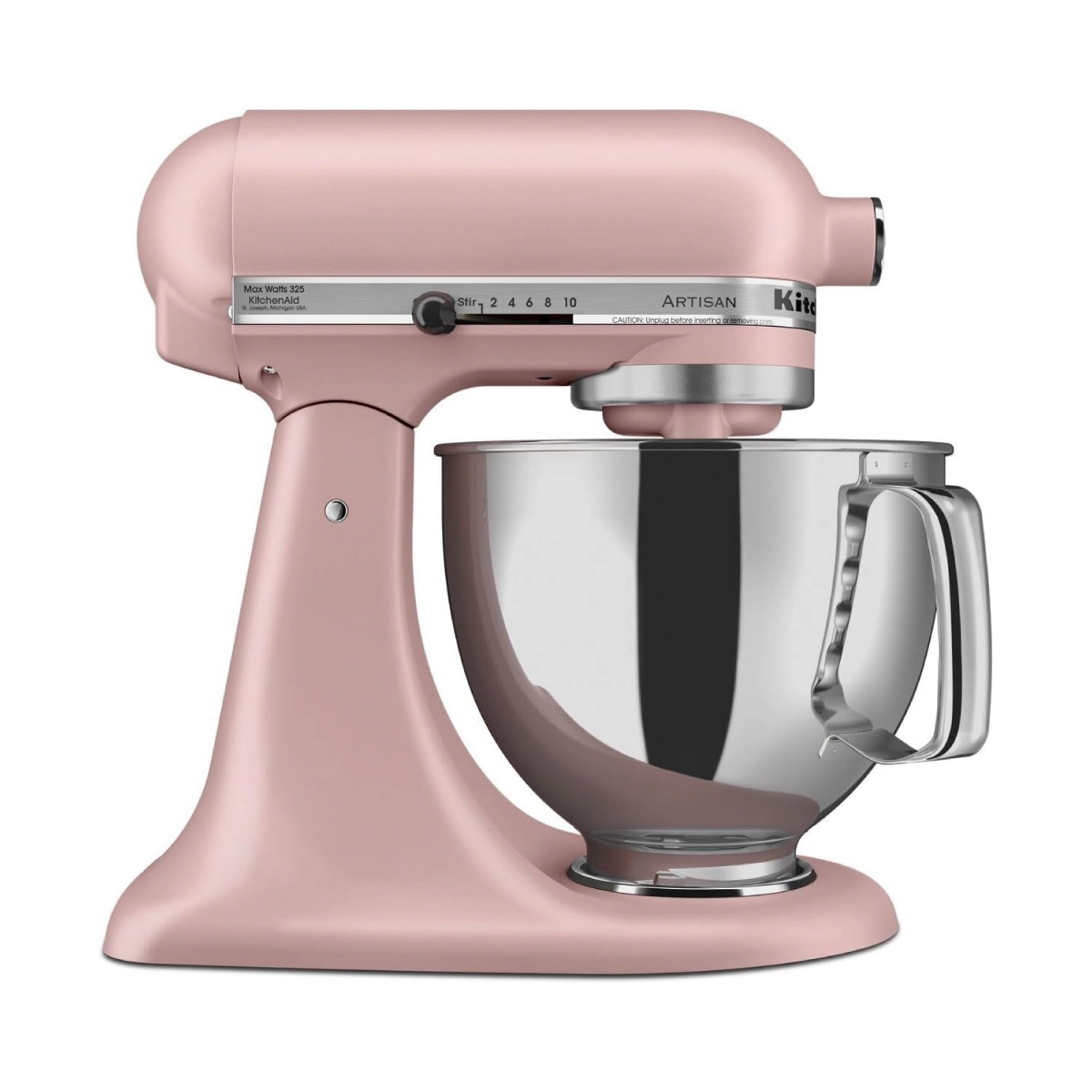 Batidora de Pedestal KitchenAid/ Artisan/ 10 Velocidades/ Matte Rose