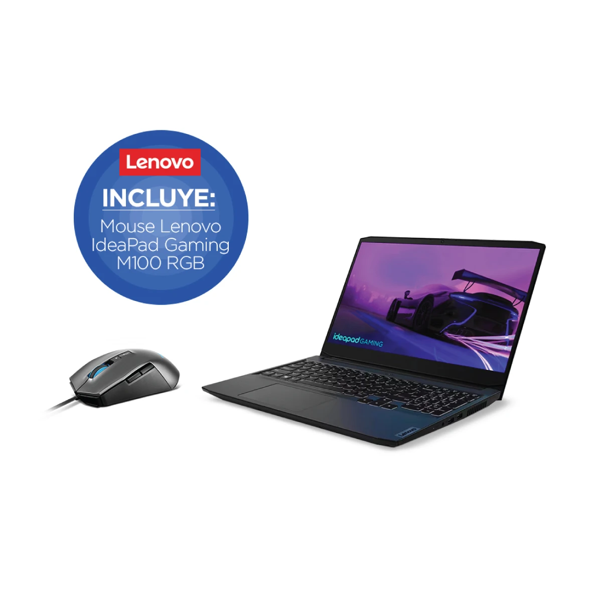 Laptop Lenovo IdeaPad Gaming 3 15"/ Intel Core i5/ 11va Generación/ 8GB RAM/ 512GB SSD/ Negra