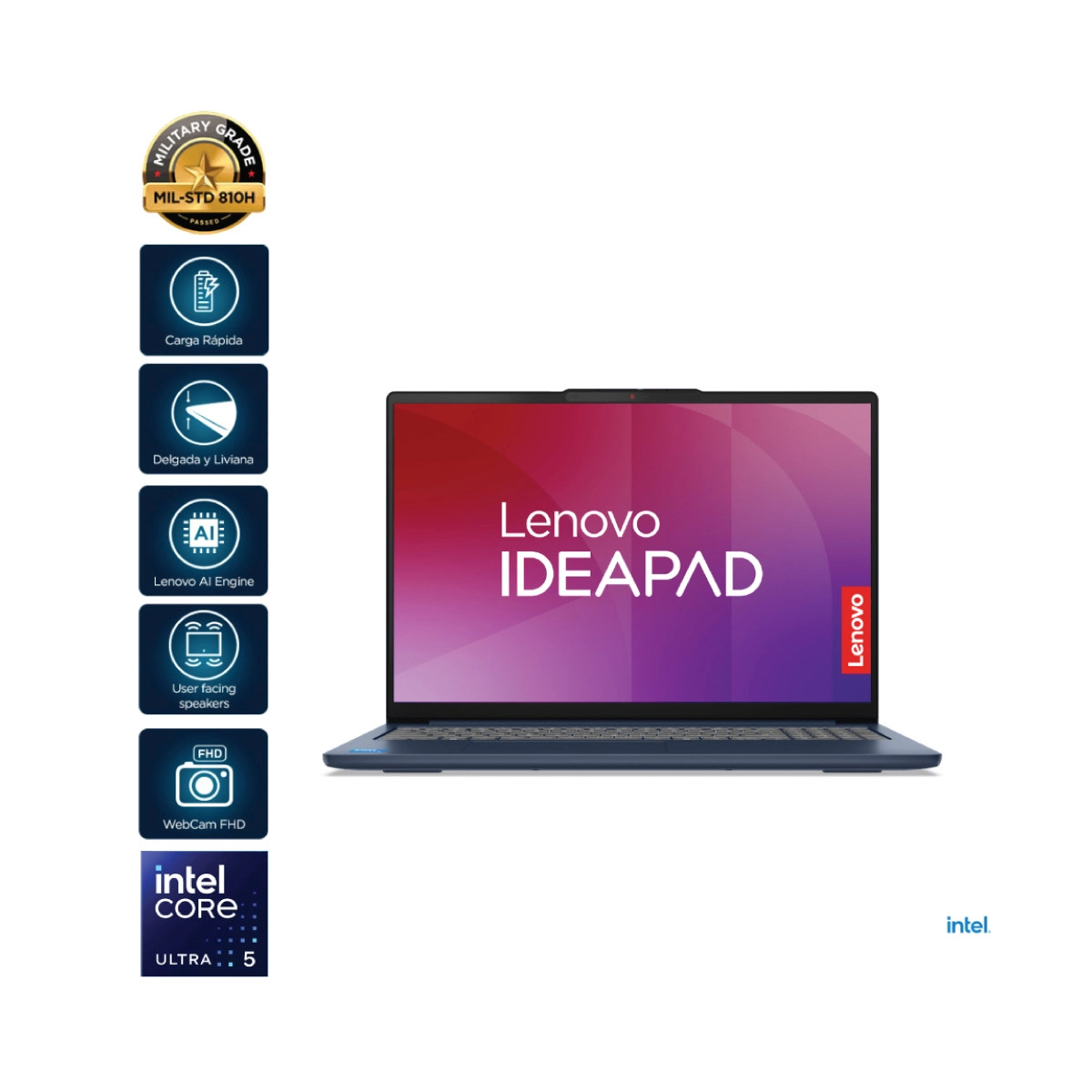Laptop Lenovo IdeaPad Slim 5 16"/ Intel Core Ultra 5-125H/ 24GB RAM/ 512GB SSD