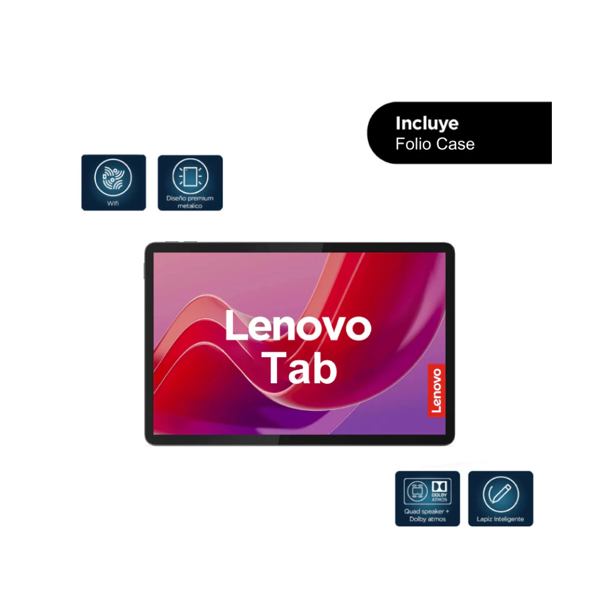 Tablet Lenovo Tab/ 10.1"/ Wi-Fi/ 128GB/ Gris