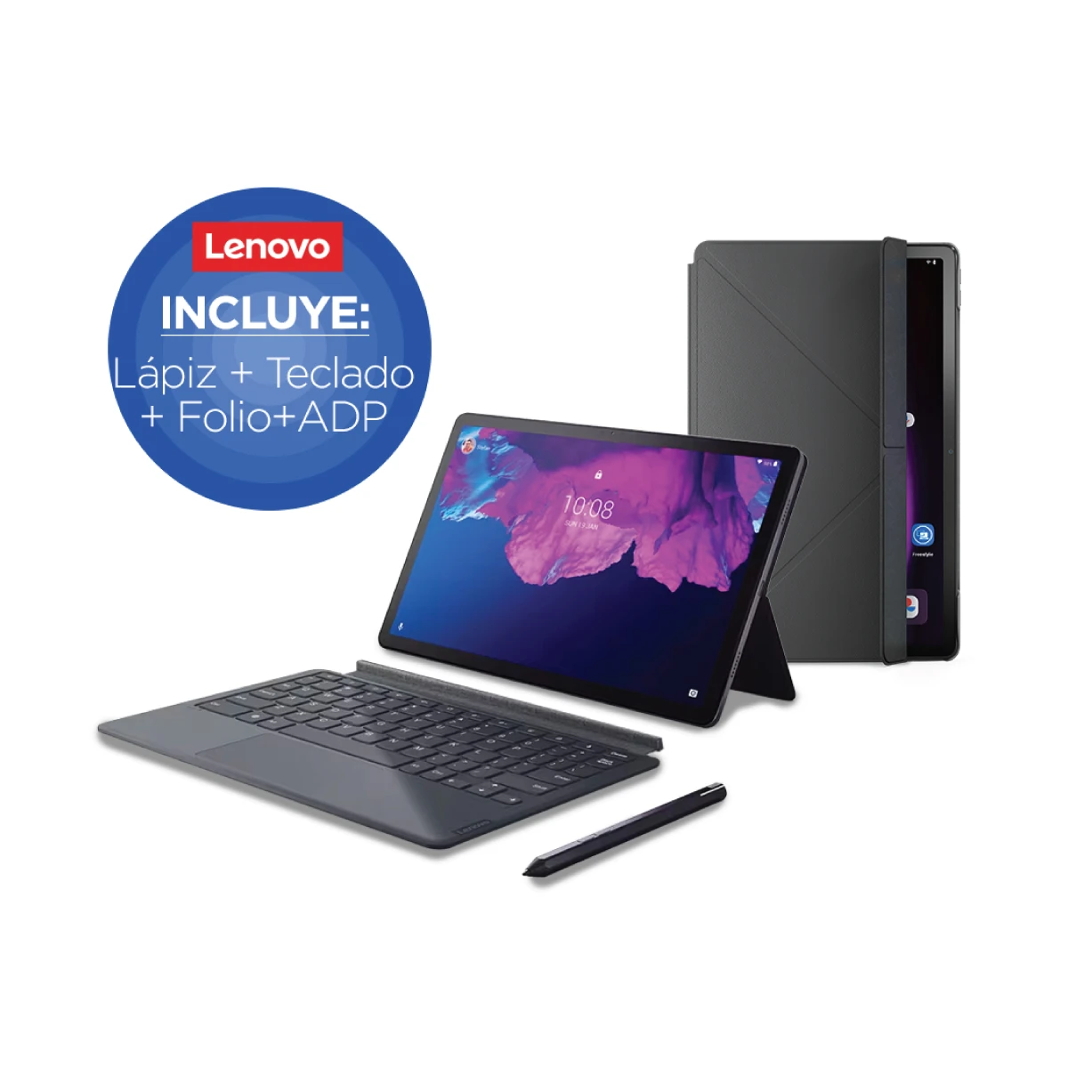 Tablet Lenovo Tab P11/ 11"/ Wi-Fi/ 128GB/ Gris