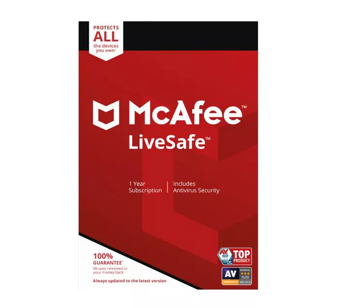 Antivirus McAfee LiveSafe
