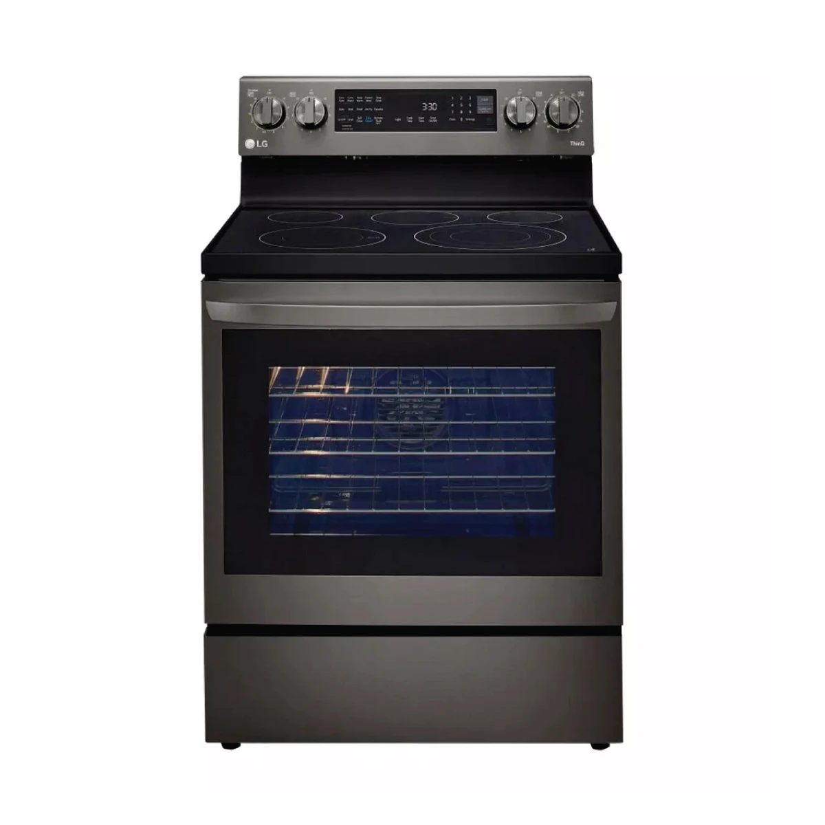 Estufa Eléctrica LG/ 30"/ de Vitrocerámica/ InstaView®/ Negra