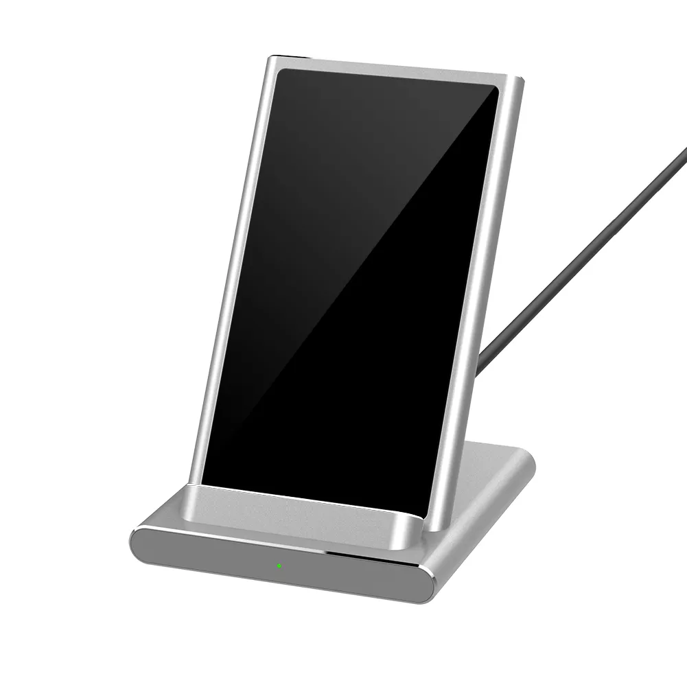 Cargador Inalámbrico Vertical Yootech LX6 Gris/ LX6-WIRELESS-STAND