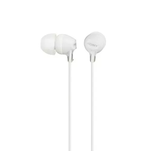 Audífonos Sony/ MDR-EX15LP/WC/ Alámbrico/ Blanco