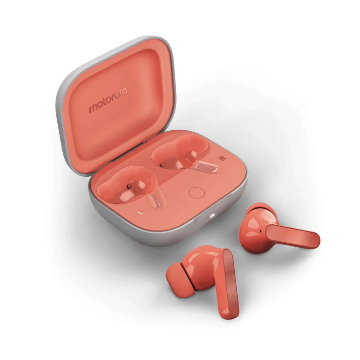 Audífonos Motorola/ Moto Buds/ Inalámbrico/ Coral Peach