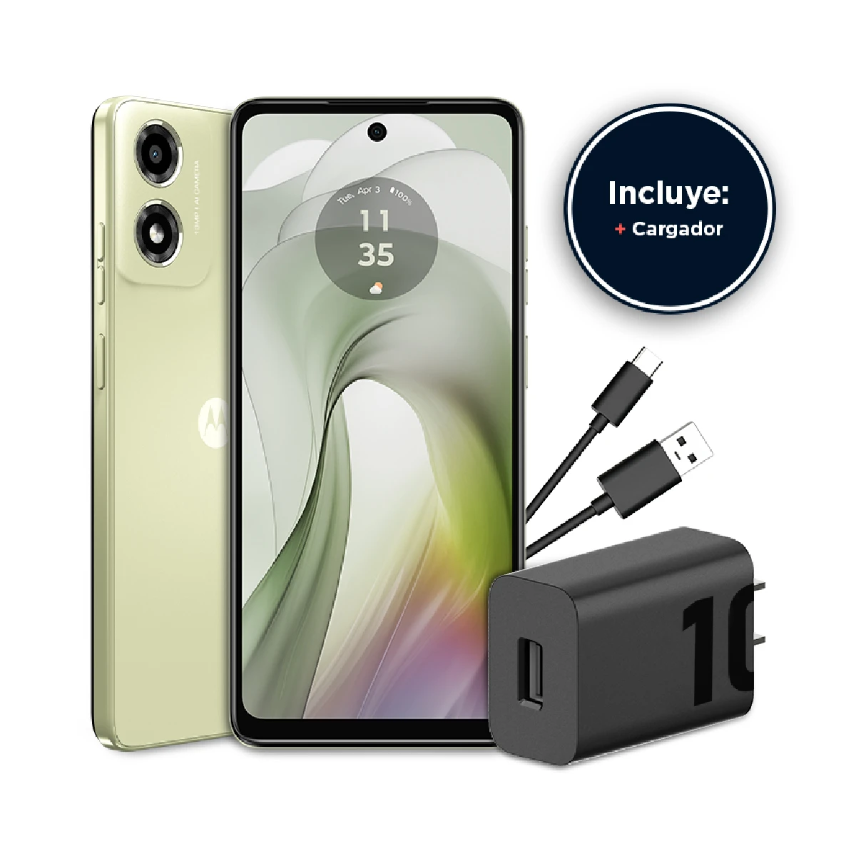 Motorola E14/ 2GB RAM/ 64GB/ Pastel Green
