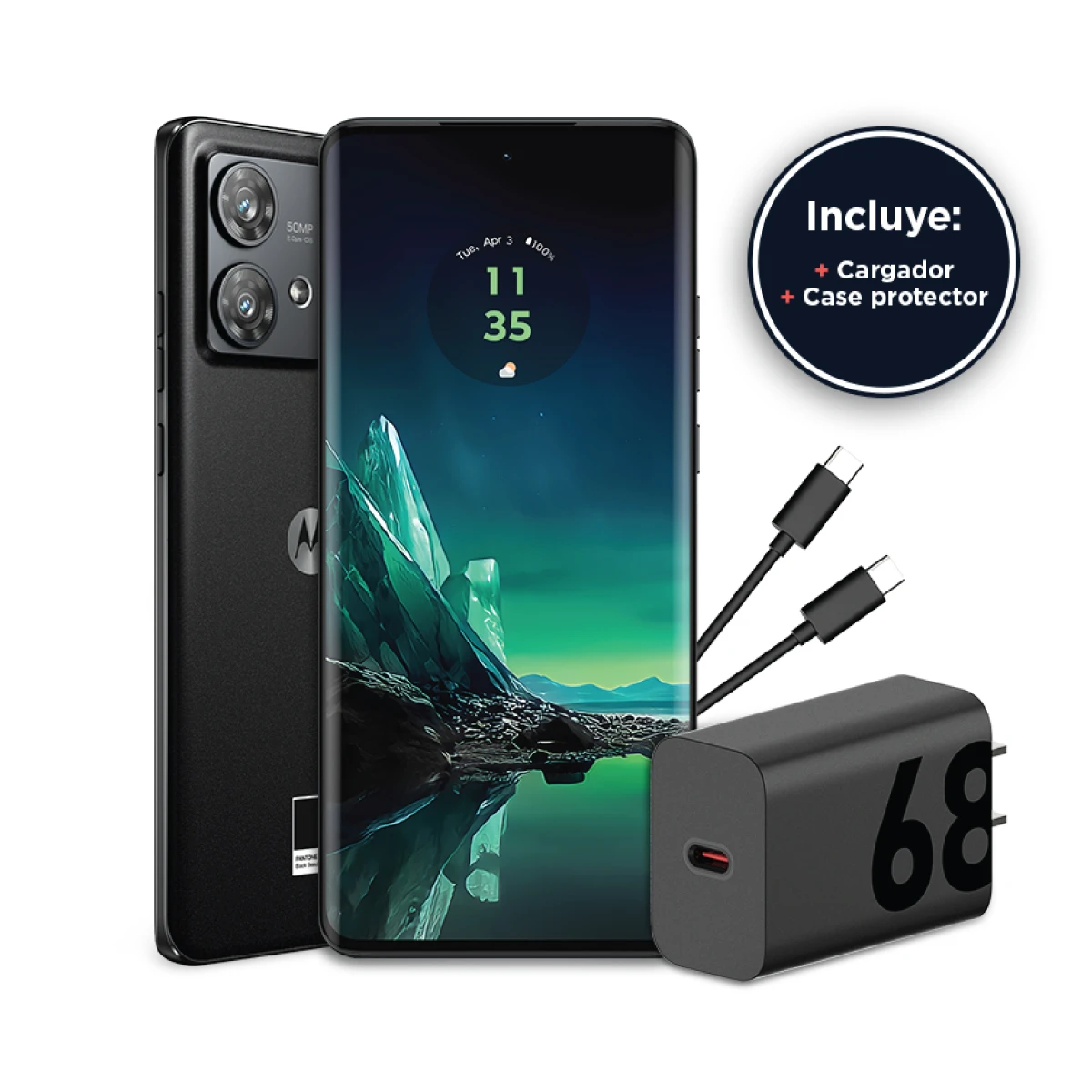 Motorola Edge 40 Neo/ 8GB RAM/ 256GB/ Black Beauty