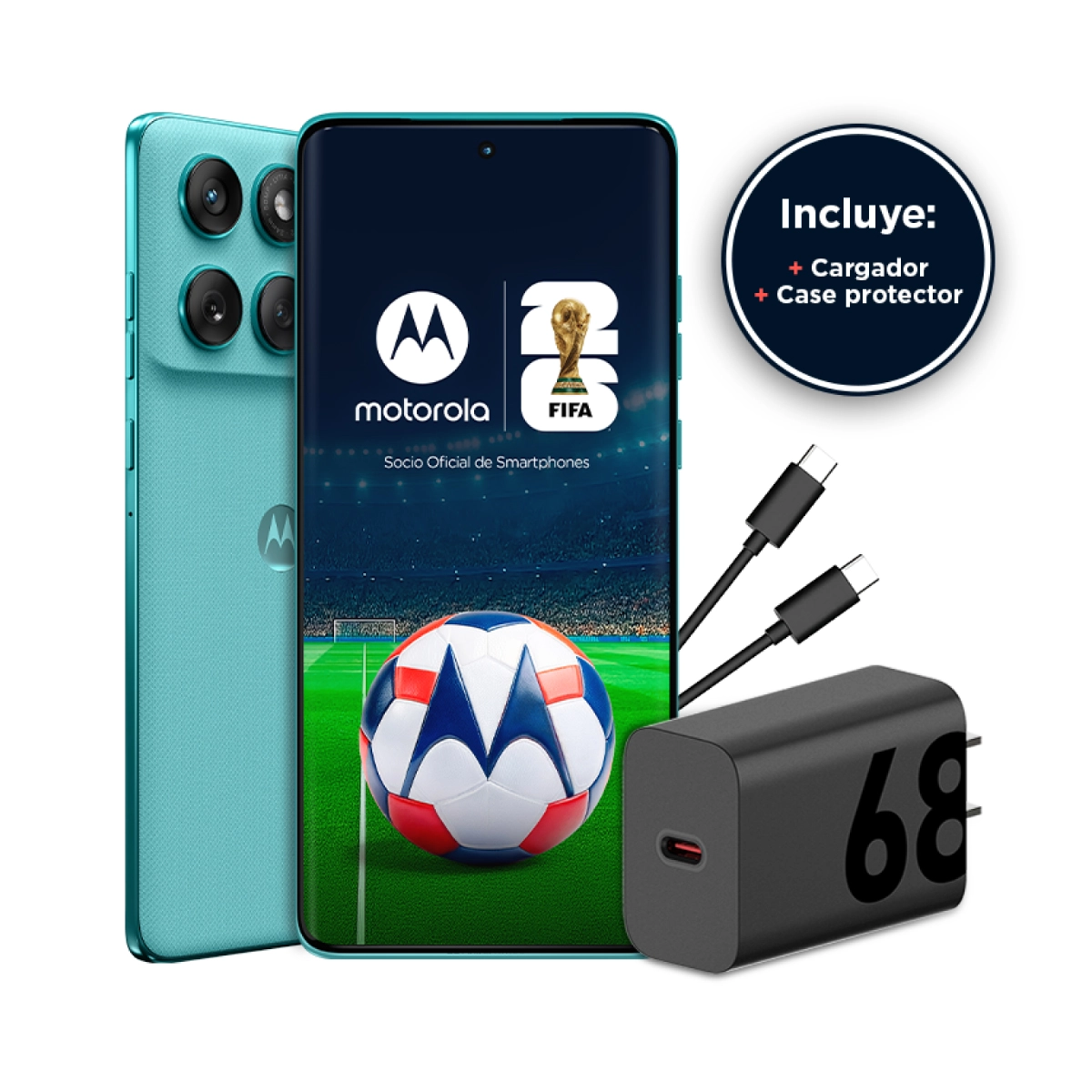 Motorola Edge 60 Fusion/ 8GB RAM/ 256GB/ Green