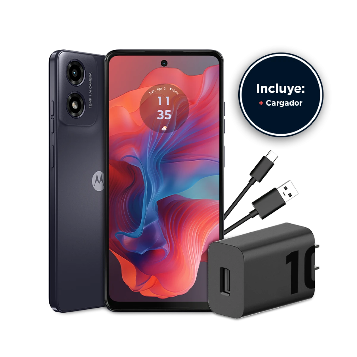 Motorola G04/ 4GB RAM/ 128GB/ Concord Black