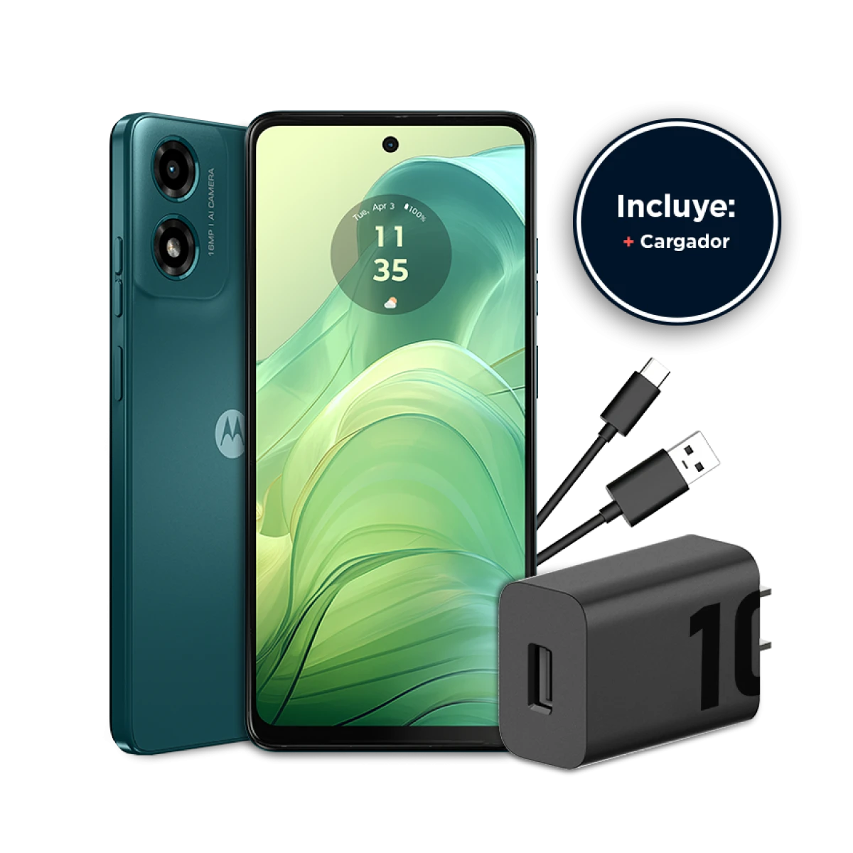 Motorola G04/ 4GB RAM/ 128GB/ Sea Green