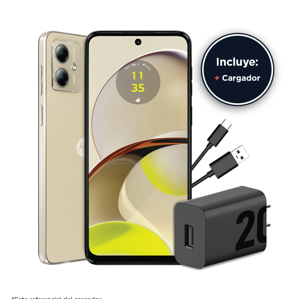 Motorola G14/ 4GB RAM/ 128GB/ Butter Cream