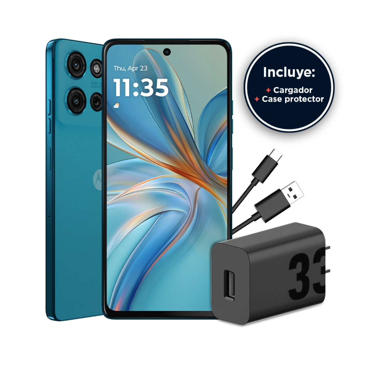 Motorola G75/ 8GB RAM/ 256GB/ Aqua Blue