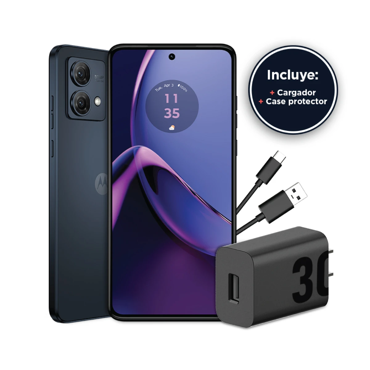 Motorola G84/ 8GB RAM/ 256GB/ Midnight Blue/ OB