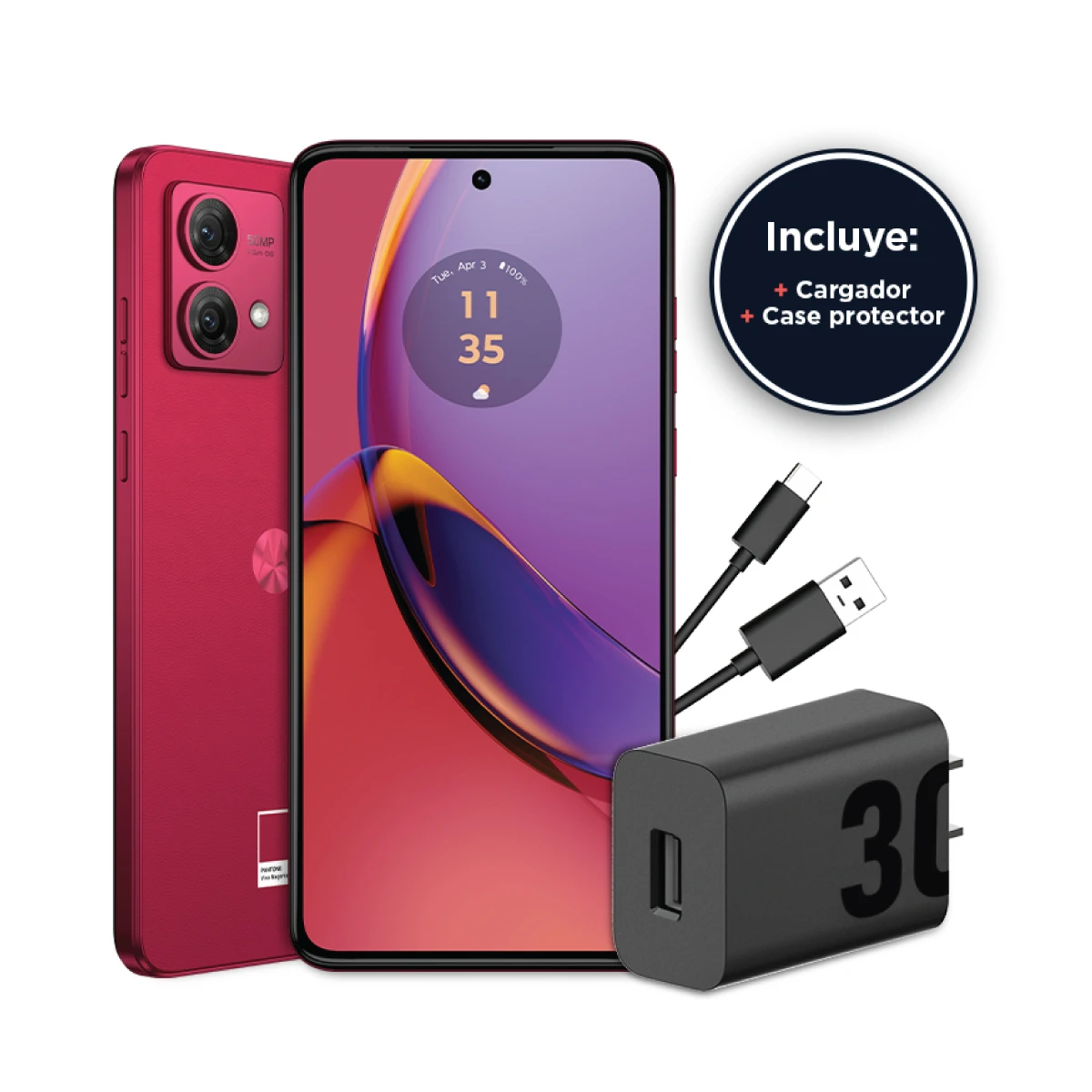 Motorola G84/ 8GB RAM/ 256GB/ Viva Magenta/ OB
