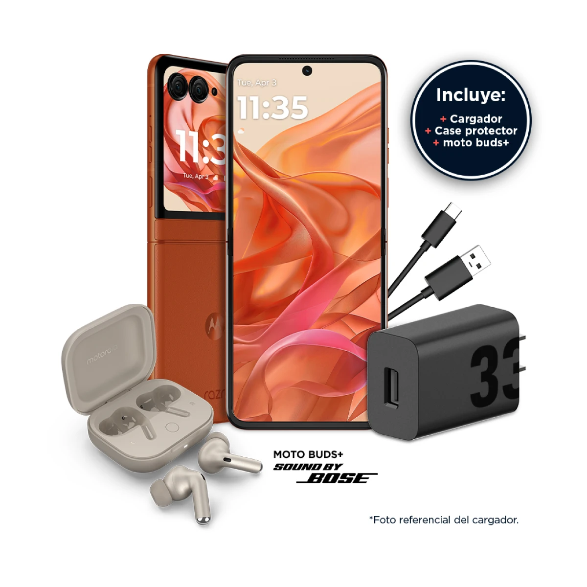 Motorola Razr 50/ 12GB RAM/ 512GB/ Spritz Orange | Jetstereo